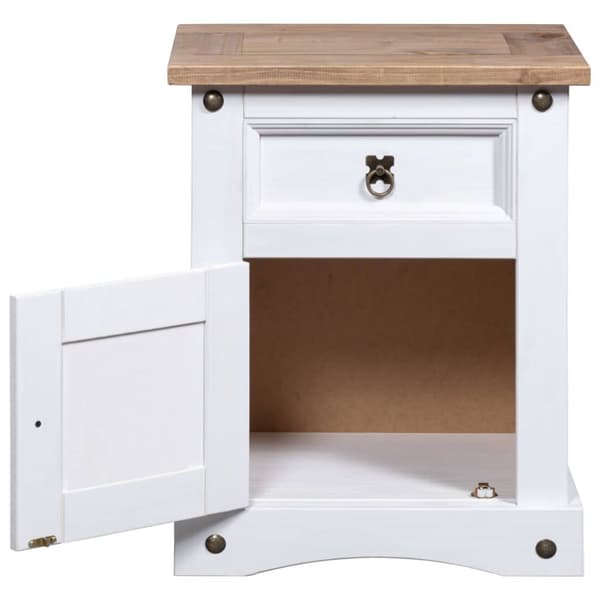 vidaXL sengebord Corona-serien 53x39x66 cm mexicansk fyrretræ - Natborde