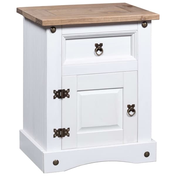 vidaXL sengebord Corona-serien 53x39x66 cm mexicansk fyrretræ -  Natborde
