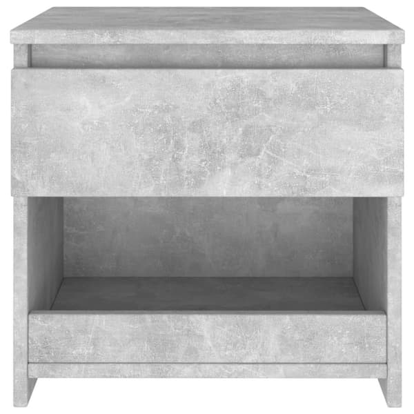 vidaXL sengebord 40x30x39 cm spånplade betongrå -  Natborde