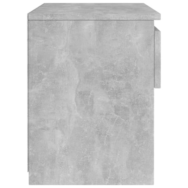 vidaXL sengebord 40x30x39 cm spånplade betongrå -  Natborde