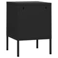 Miniatyrbillede 6 af 11: vidaXL natbord 35x35x51 cm stål sort -  Natborde