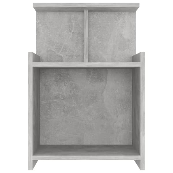 vidaXL sengeskab 40x35x60 cm spånplade betongrå - Natborde