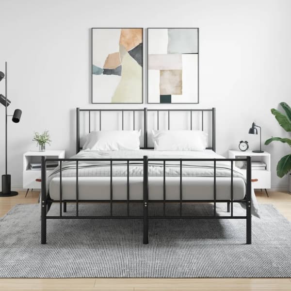 vidaXL sengeborde 2 stk. 40x35x47,5 cm konstrueret træ hvid - Natborde