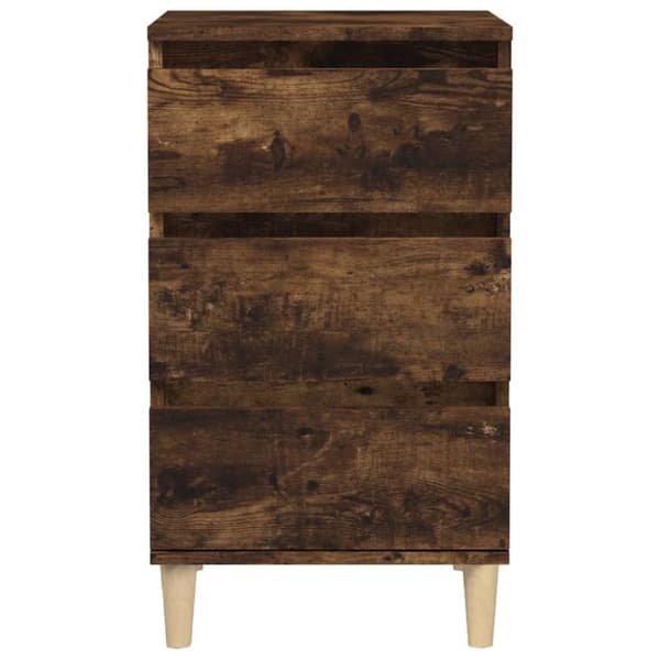 vidaXL Yöpöytä savutammi 40x35x70 cm tekninen puu - Yöpöydät