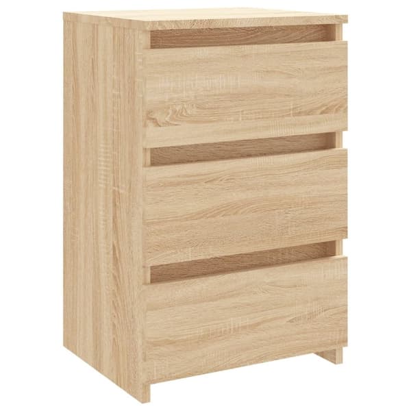 vidaXL Yöpöydät 2 kpl Sonoma-tammi 40x35x62,5 cm tekninen puu -  Yöpöydät