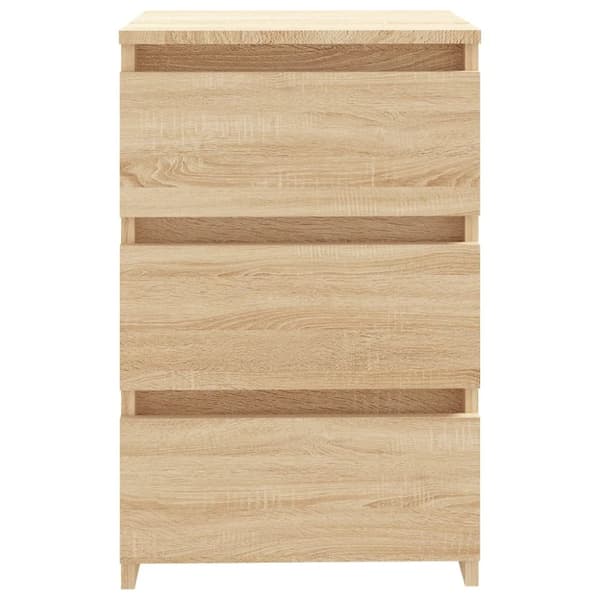 vidaXL Yöpöydät 2 kpl Sonoma-tammi 40x35x62,5 cm tekninen puu -  Yöpöydät