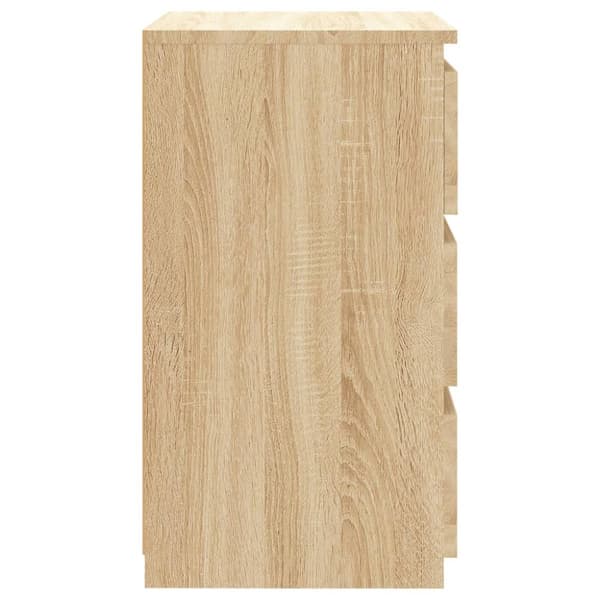 vidaXL Yöpöydät 2 kpl Sonoma-tammi 40x35x62,5 cm tekninen puu -  Yöpöydät