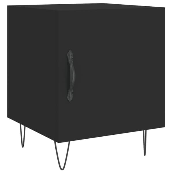 vidaXL Yöpöydät 2 kpl musta 40x40x50 cm tekninen puu - Yöpöydät