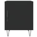 Pikkukuva 7 / 11: vidaXL Yöpöydät 2 kpl musta 40x40x50 cm tekninen puu -  Yöpöydät