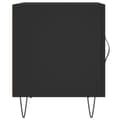 Pikkukuva 8 / 11: vidaXL Yöpöydät 2 kpl musta 40x40x50 cm tekninen puu -  Yöpöydät