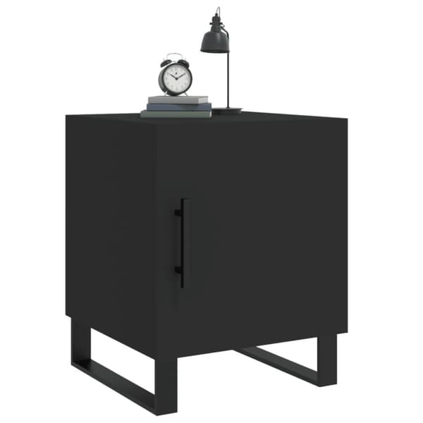 vidaXL Yöpöydät 2 kpl musta 40x40x50 cm tekninen puu -  Yöpöydät