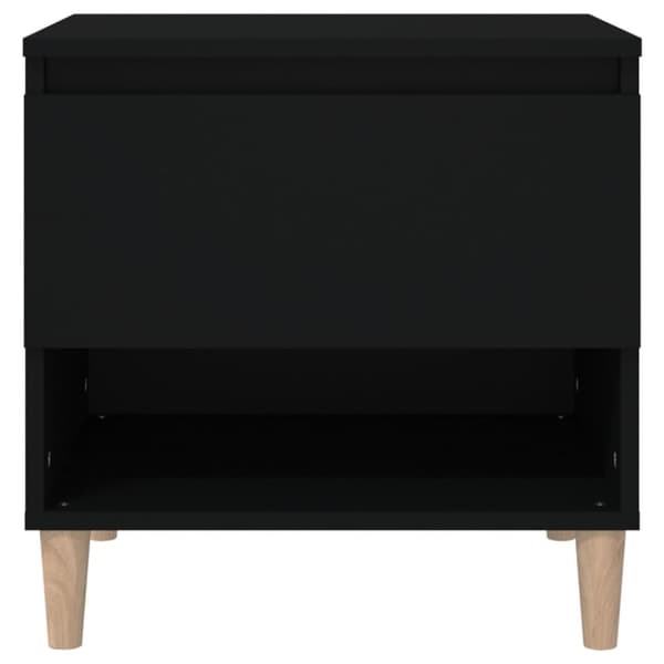 vidaXL sengeborde 2 stk. 50x46x50 cm konstrueret træ sort -  Natborde