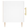 Miniatyrbillede 8 af 11: vidaXL sengeborde 2 stk. 40x40x50 cm konstrueret træ hvid -  Natborde