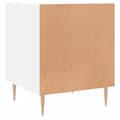 Miniatyrbillede 11 af 11: vidaXL sengeborde 2 stk. 40x40x50 cm konstrueret træ hvid -  Natborde