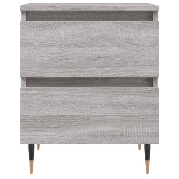 vidaXL sengebord 40x35x50 cm konstrueret træ grå sonoma-eg - Natborde