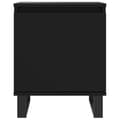 Pikkukuva 6 / 11: vidaXL Yöpöydät 2 kpl musta 40x30x50 cm tekninen puu -  Yöpöydät