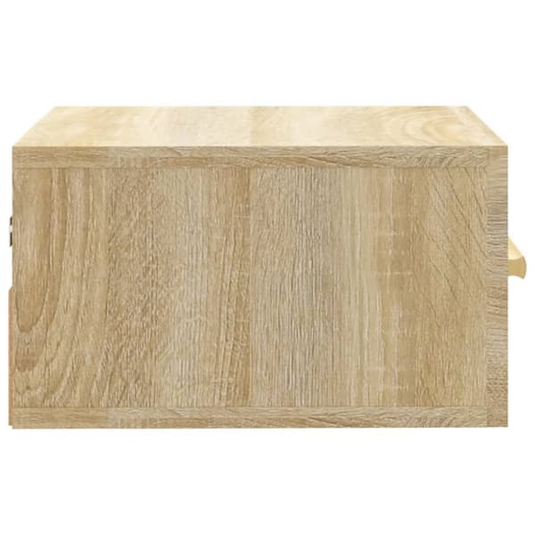 vidaXL væghængt sengebord 35x35x20 cm sonoma-eg - Natborde