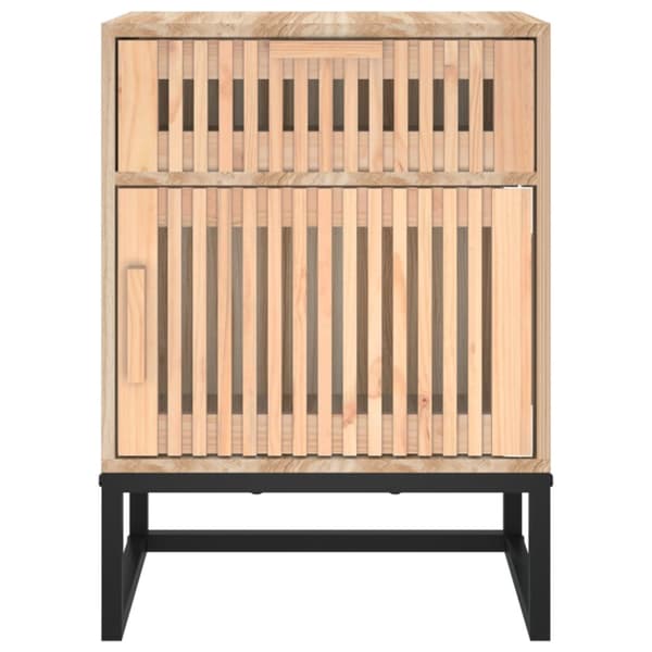 vidaXL Yöpöydät 2 kpl 40x30x55,5 cm tekninen puu ja rauta -  Yöpöydät