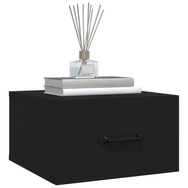 vidaXL væghængte sengeborde 2 stk. 35x35x20 cm sort -  Natborde