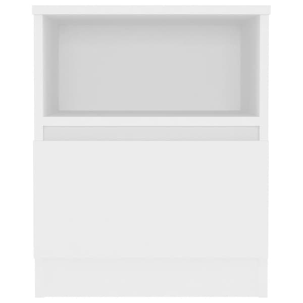 vidaXL sengeborde 2 stk. 40x40x50 cm konstrueret træ hvid - Natborde