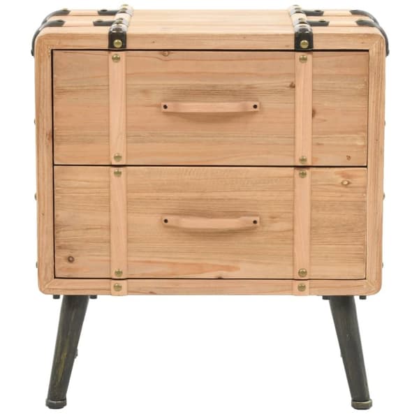 vidaXL sengeskab massivt fyrretræ 50 x 35 x 57 cm -  Natborde