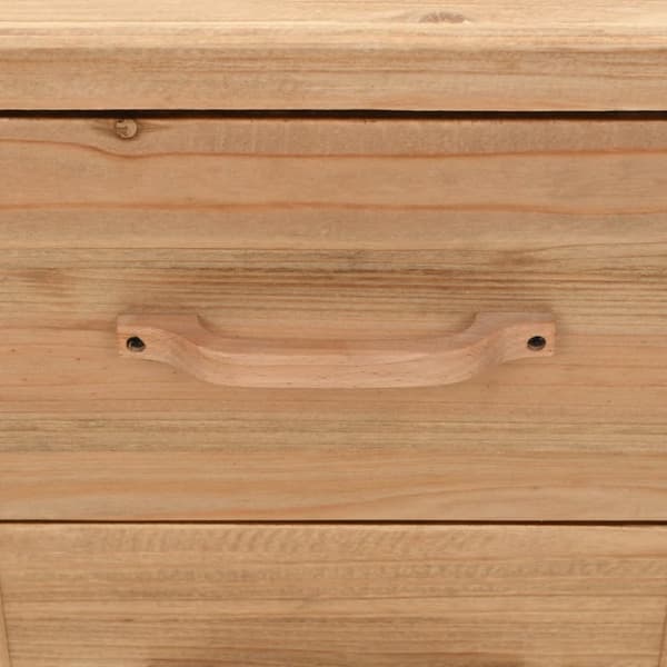 vidaXL sengeskab massivt fyrretræ 50 x 35 x 57 cm -  Natborde