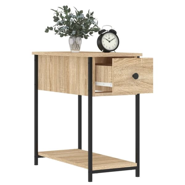 vidaXL Yöpöydät 2 kpl Sonoma-tammi 30x60x60 cm tekninen puu -  Yöpöydät