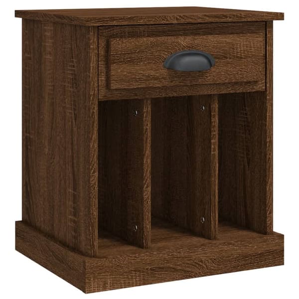 vidaXL Yöpöydät 2 kpl ruskea tammi 43x36x50 cm - Yöpöydät