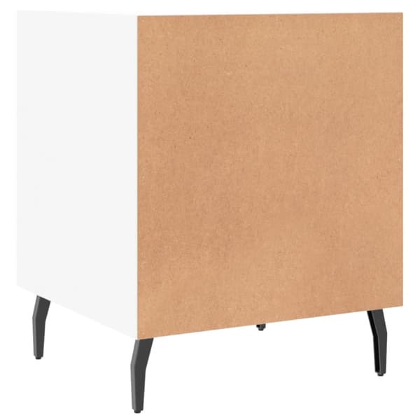 vidaXL Sängbord 2 st vit 40x40x50 cm konstruerat trä -  Nattduksbord