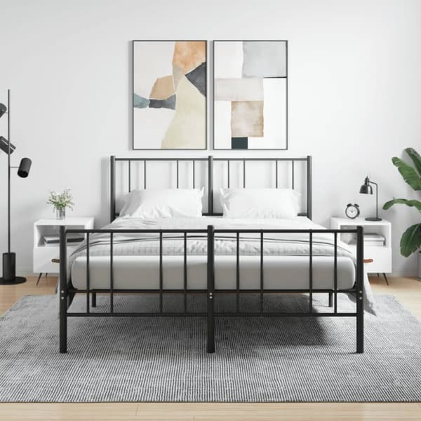 vidaXL Yöpöydät 2 kpl korkeakiilto valk. 40x35x47,5 cm tekninen puu - Yöpöydät