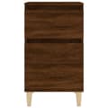 Miniatyrbillede 7 af 11: vidaXL sengeborde 2 stk. 40x35x70 cm brun egetræsfarve -  Natborde