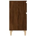 Miniatyrbillede 8 af 11: vidaXL sengeborde 2 stk. 40x35x70 cm brun egetræsfarve -  Natborde