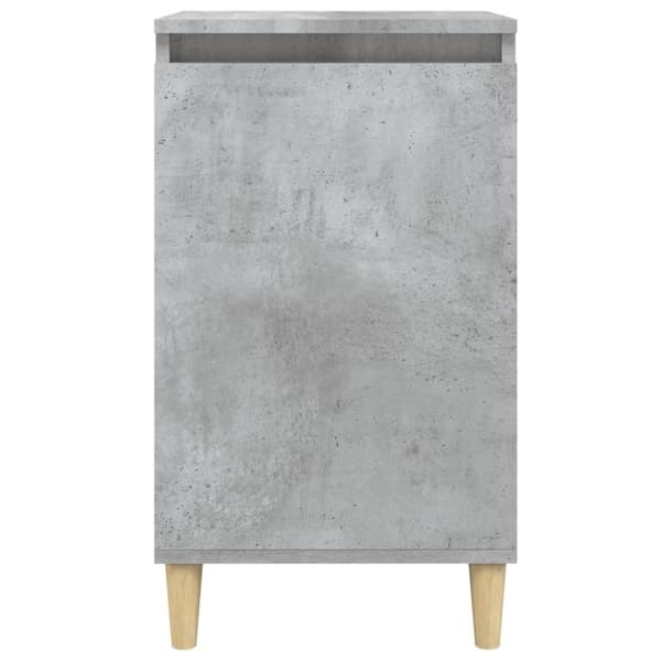 vidaXL sengeborde 2 stk. 40x35x70 cm konstrueret træ betongrå -  Natborde