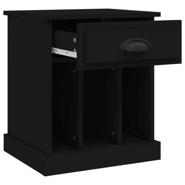vidaXL sengebord 43x36x50 cm sort - Natborde