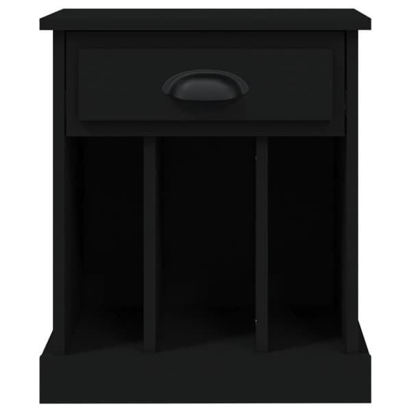 vidaXL sengebord 43x36x50 cm sort - Natborde
