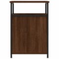 Miniatyrbillede 9 af 11: vidaXL sengeborde 2 stk. 40x42x60 cm konstrueret træ brunt egetræ -  Natborde