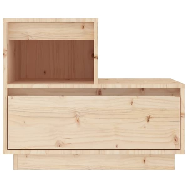 vidaXL sengebord 60x34x51 cm massivt fyrretræ - Natborde