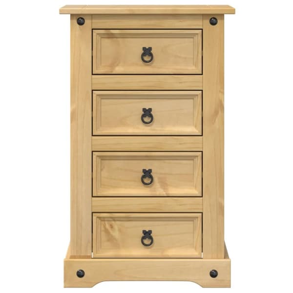 vidaXL sengebord Corona 53x39x84 cm massivt fyrretræ -  Natborde