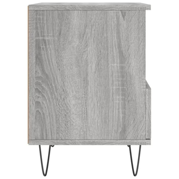 vidaXL sengebord 40x35x50 cm konstrueret træ grå sonoma-eg - Natborde