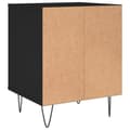Pikkukuva 8 / 11: vidaXL Yöpöydät 2 kpl musta 40x35x50 cm tekninen puu -  Yöpöydät