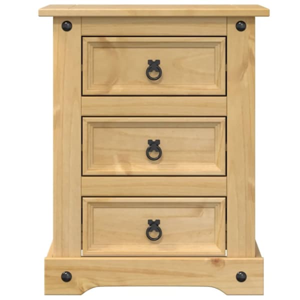 vidaXL Sängbord Corona 53x39x66 cm massiv furu -  Nattduksbord