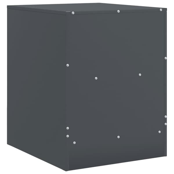 vidaXL Sängskåp antracit 34,5x39x44 cm stål