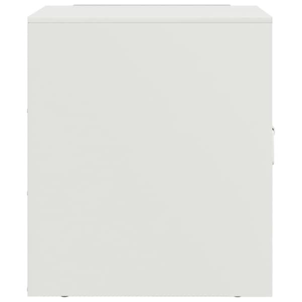 vidaXL sengeborde 2 stk. 34,5x39x44 cm stål hvid