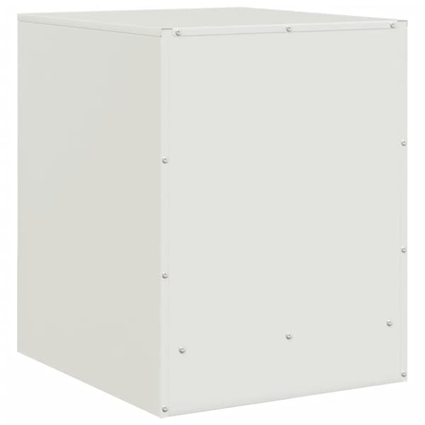vidaXL sengeborde 2 stk. 34,5x39x44 cm stål hvid