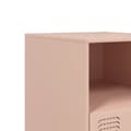 Miniatyrbillede 11 af 11: vidaXL sengeborde 2 stk. 34,5x39x44 cm stål lyserød