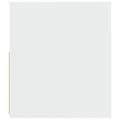 Miniatyrbillede 7 af 11: The Living Store sengeborde med LED-lys 2 stk. 60x35x40 cm hvid -  Natborde