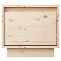 Miniatyrbild 5 av 9: The Living Store Sängbord 35x34x32 cm massiv furu -  Nattduksbord