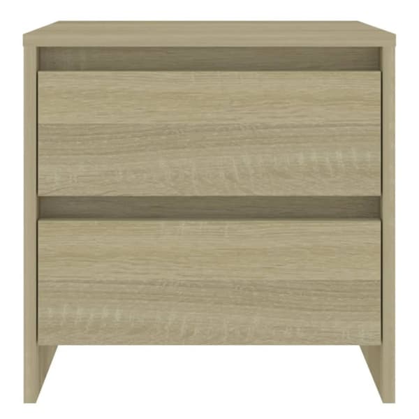 The Living Store sengebord 45x34,5x44,5 cm konstrueret træ sonoma-eg - Natborde