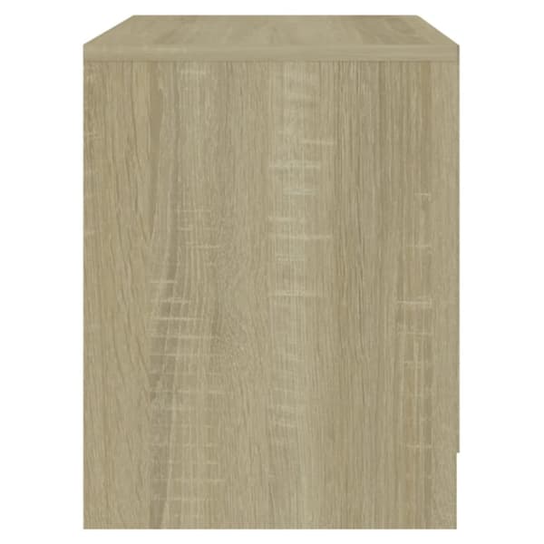 The Living Store sengebord 45x34,5x44,5 cm konstrueret træ sonoma-eg - Natborde