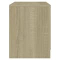 Miniatyrbillede 6 af 9: The Living Store sengebord 45x34,5x44,5 cm konstrueret træ sonoma-eg -  Natborde